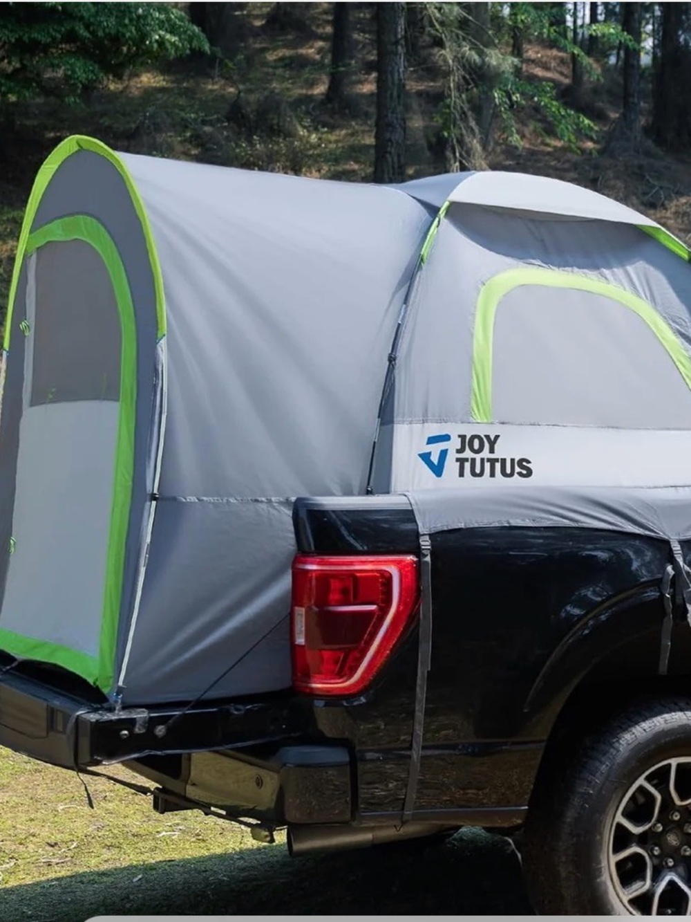 JOYTUTUS Truck Tent for Camping, Double Door Design, Waterproof PU2000mm Double